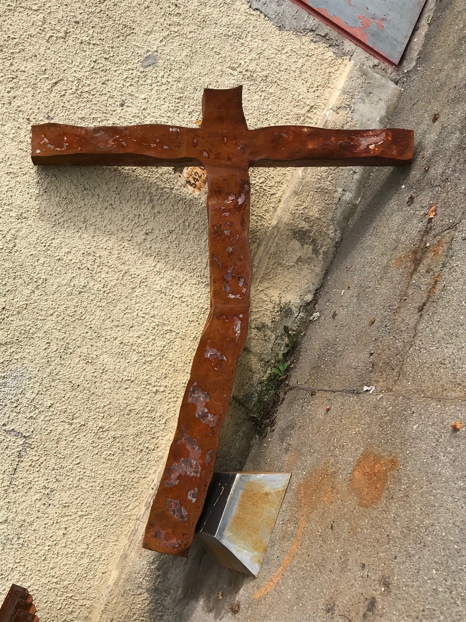  Kreuz für die Kunstinstallation 