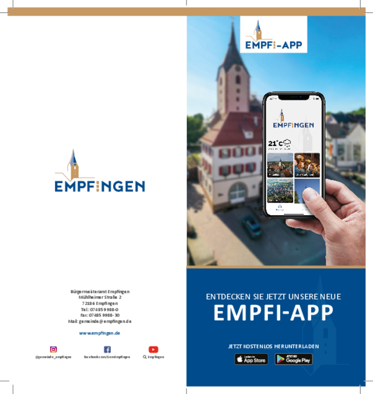 Flyer Empfi-App